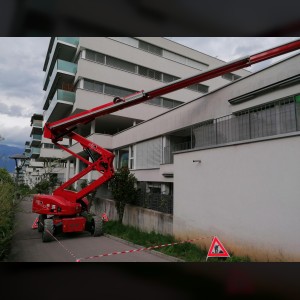 Nacelle automotrice articulée 28m bi-énergie