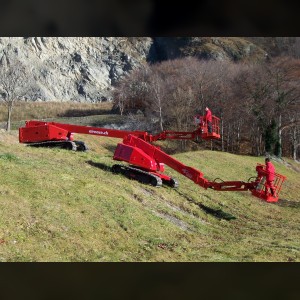 Nacelle automotrice sur chenilles 23m