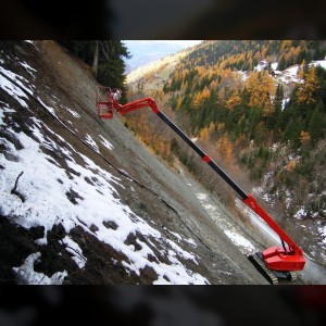 Telescopic crawler boom lift 23m