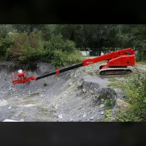 Telescopic crawler boom lift 14m