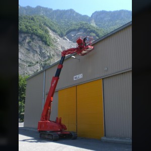 Telescopic crawler boom lift 14m