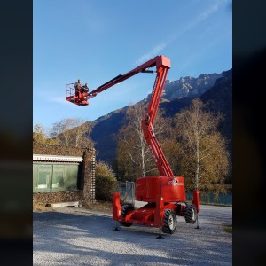 Nacelle automotrice 16m avec stabilisateurs