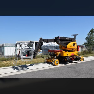 Crawler articulating boom lift 16m / railway-road